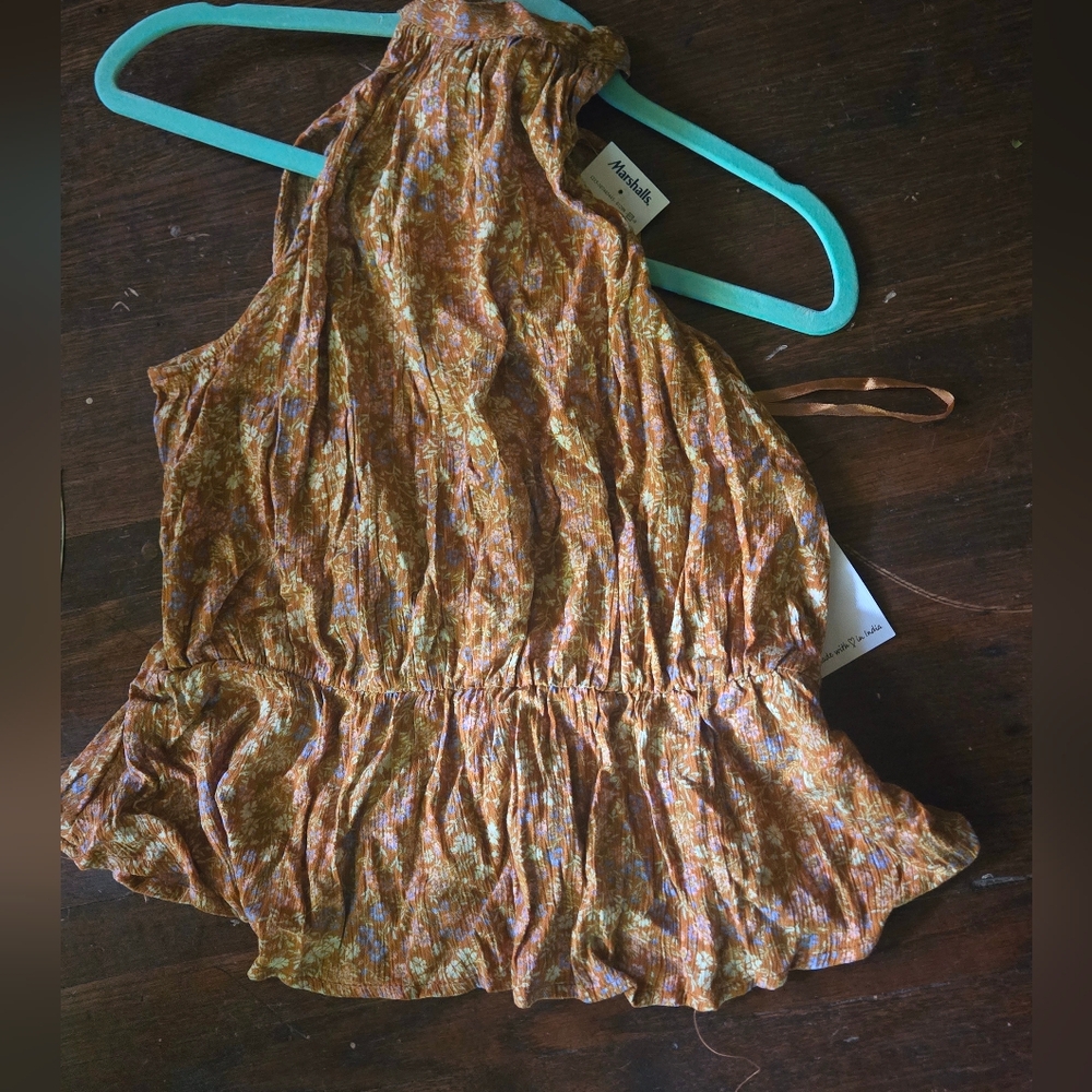 Tie neck blouse